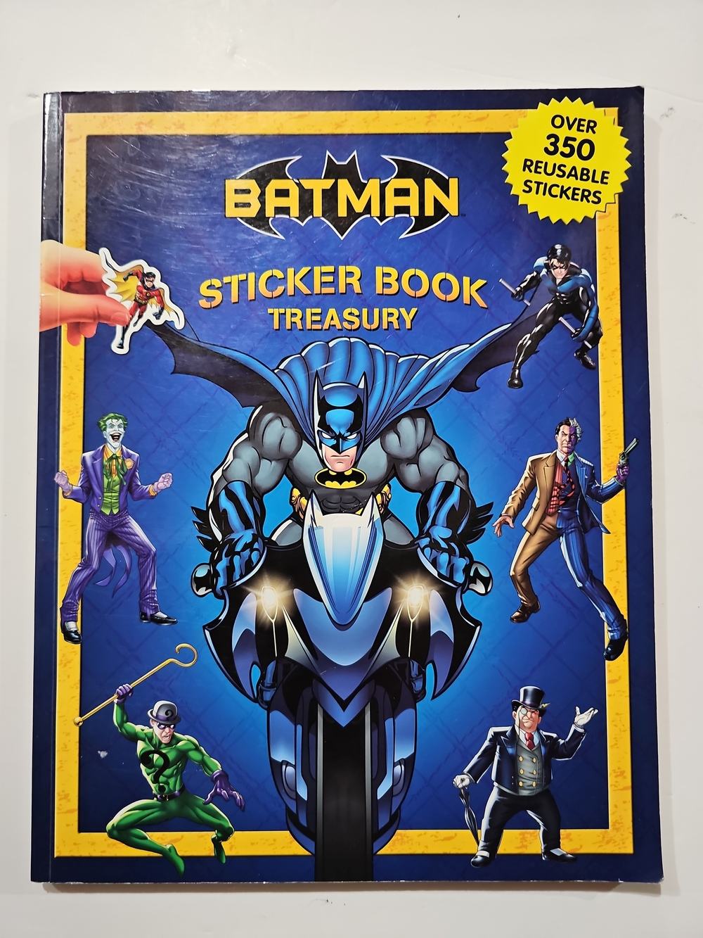 USED DC Batman Sticker Book Treasury Activity Book
